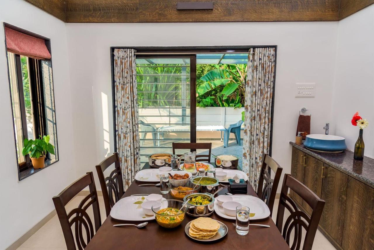 Saffronstays Eden, Nashik - Pet-Friendly Villa With Pool, Jacuzzi & Grape Farm ภายนอก รูปภาพ