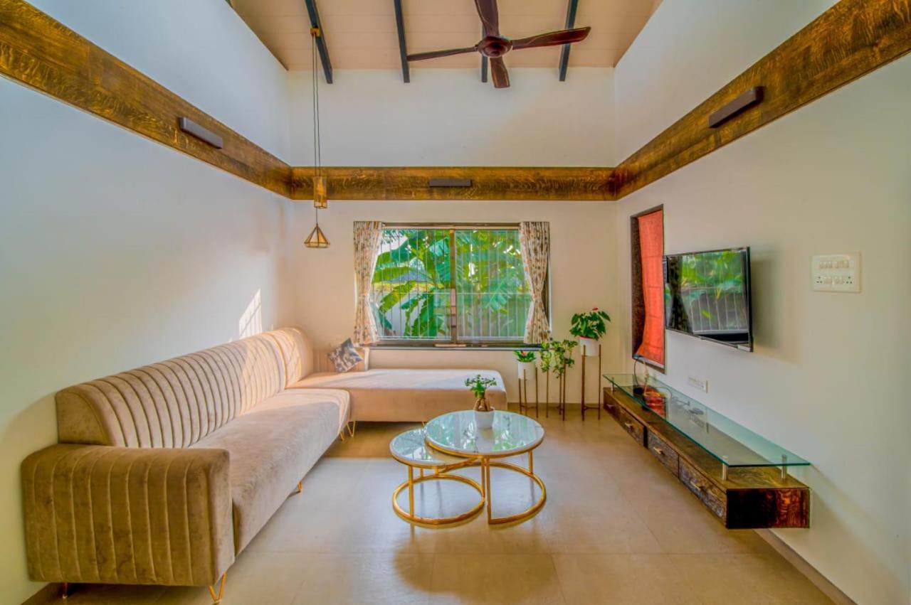 Saffronstays Eden, Nashik - Pet-Friendly Villa With Pool, Jacuzzi & Grape Farm ภายนอก รูปภาพ